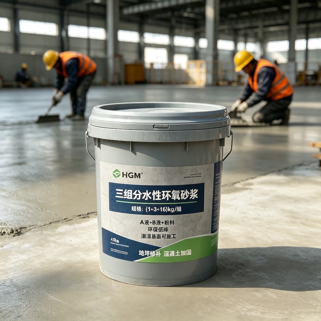 云梦三组份水性环氧砂浆